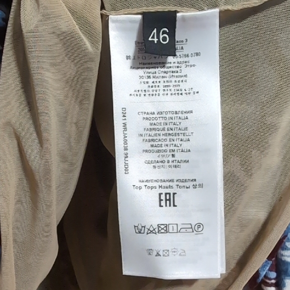 EtroVelvet Printed Sheer Top - Picture 4 of 7